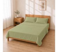Completo Letto Microfibra 160x200+30 / 240x280 + 50x80 2PCS, Verde