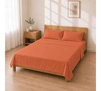Completo Letto Microfibra 180x200+30 / 260x280 + 50x80 2PCS, Arancione