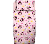 Completo Letto Minnie Lenzuolo Sopra+Sotto con angoli+ Federa Letto Singolo