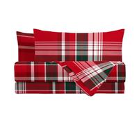 Completo letto natalizio Classy Holly in cotone matrimoniale Assortito