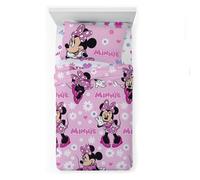 Completo letto piazza e mezza cotone Disney Minnie