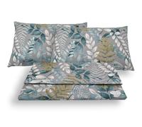 Completo Letto Set Lenzuola Federe Fantasia Stampa Floreale Fiori 100% Cotone
