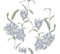 Completo Letto Set Lenzuola Rotondo Fiori 100% Cotone Motivi Floreali