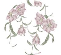 Completo Letto Set Lenzuola Rotondo Fiori 100% Cotone Motivi Floreali