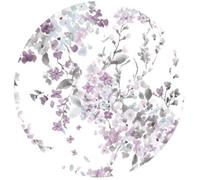 Completo Letto Set Lenzuola Rotondo Fiori 100% Cotone Motivi Floreali