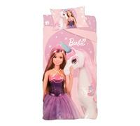 completo letto singolo BARBIE lenzuola singolo puro cotone art. 213030