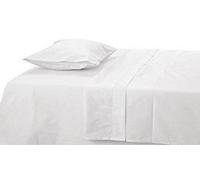 Completo Letto Singolo Lenzuola Cotone 100% Bianco