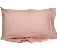 Completo letto singolo LENZUOLO FEDERA COTONE fantasia borbonese animalier rosa