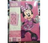 Completo letto singolo minnie mouse disney 100% cotone