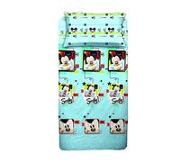 completo letto singolo Topolino Mickey 100% Cotone