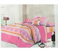 Completo Letto Singolo Tris Lenzuola Sopra+Lenzuola con Angoli+Federa Assortiti