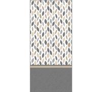 Completo letto stampato linea Twist "Denver" 100% cotone federa a sacchetto
