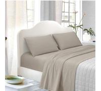 Completo Letto Tinta Unita 100% Cotone in 6 Colori e 3 Misure