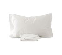 Completo Letto Tinta Unita In Percalle Laura Biagiotti, Bianco