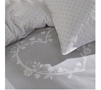 COMPLETO LETTO TODAY - COPRIPIUMINO 220x240 + 2 FEDERE 65X65 - 100% COTONE 57 fili - Constance