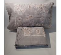 Completo letto una piazza Irge Londra flanella fiori beige