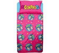 Completo Letto Una Piazza Me Contro Te 100% Cotone