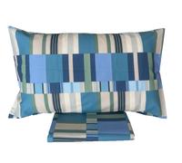 Completo letto una piazza Zambaiti Style 2075 Treex blu