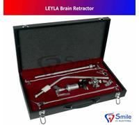 Completo Leyla Brain Retractor Neurochirurgia Flessibile Arms Set IN Scatola Ce