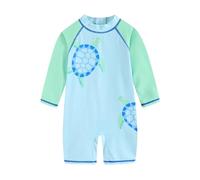 Completo Mare Neonato Tre Pezzi Cappello Occhialini Moda Coreana Spiaggia 3M 3Y Completo Mare Neonato (Blue, 12-18 Months)