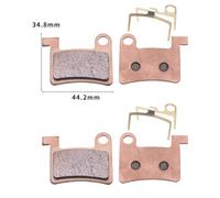 Completo Metallo Pastiglie Freno for Ebike Pinze Alto Calore Dissipazione 2 Paio