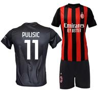 Completo Milan Christian Pulisic 11 Maglia Replica Ufficiale 2025-2026