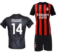 Completo Milan Luka Modric 14 Replica Ufficiale Autorizzata 2025-2026 Bambino (Taglie-Anni 4 6 8 10 12) Adulto (S M L XL) (IT, età, 12 Anni)