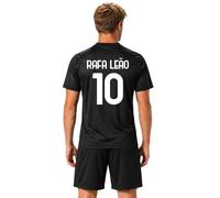 Completo Milan Rafa Leao 10 Maglia Replica Autorizzata Stagione 2025-2026