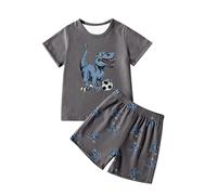 Completo Neonato Estivo Tinta Unita Abbigliamento Set di Magliette Completivi da Bambino Estivi T-Shirt Maniche Corte Ricamate Stampa Righe Estive Idee Regalo Nascita