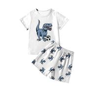 Completo Neonato Estivo Tinta Unita Abbigliamento Set di Magliette Completivi da Bambino Estivi T-Shirt Maniche Corte Ricamate Stampa Righe Estive Idee Regalo Nascita