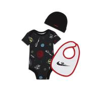 Completo Nike "Reach for the Stars" 3-Piece Bodysuit Set - Neonati - Nero 0-6M