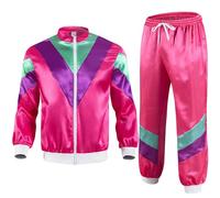 Completo Padel Uomo, Manica Lunga e Pantaloni, Sportiva Moda Estive Tennis Estate Slim Fit Elegante Estiva Leggero Lavoro Sportivi Casual Tuta Uomo,S