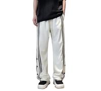 Completo Pantalone per Cerimonia a Morbidi Sartoriali Parachute Bici alla Cavallo Pilates Pantalaccio Plissettati Fit Antipioggia Mare Crema Ballo Fiocco sotto Slavati Strappato Training