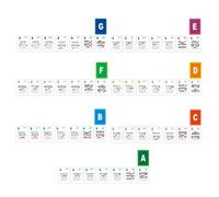 Completo per Guitar Chord Learning Cards Master the Fretboard Facilmente