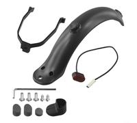 Completo Posteriore Per Parafango Assemblea Con Luce Per Xiaomi Per M365 Scooter Plastica Parafango Kit Compreso Hardware Di Montaggio Nero