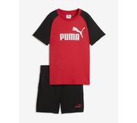 Completo Puma Essential N1 Logo rosso nero bianco - 140