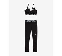 Completo Puma Move Strong Long nero puro bianco donna - XL