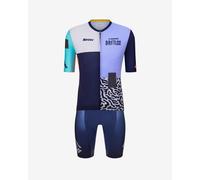 Completo Santini Trek Driftless blu - M