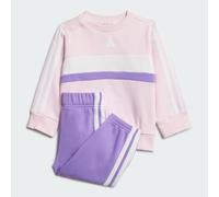 Completo Seasonal Essentials Tiberio 3-Stripes Fleece Crew Kids Clear Pink / White / Violet Fusion 12-18M