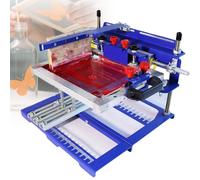 Completo Serigrafia Cilindrica,Stampante Manuale per Vetro/Metallo Con Regolazione Altezza 200mm,Ideale per Bottiglie Vino,Cosmetici E Packaging Industriale,Area Stampa 200x150mm