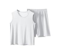 Completo Set 2 Pezzi Bambini e Ragazzi Casual Estiva Canotta Unisex Intima Cotone Top Camisole e Pantaloncini TShirt Abbigliamento Neonato Sportiva Eleganti