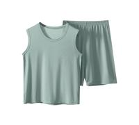 Completo Set 2 Pezzi Bambini e Ragazzi Casual Estiva Canotta Unisex Intima Cotone Top Camisole e Pantaloncini TShirt Abbigliamento Neonato Sportiva Eleganti