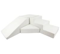 Completo set 4 mattoni blocchi schiuma gioco giocattoli bambini scivolo (colore: bianco)