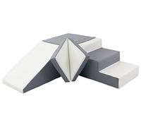 Completo set 4 mattoni blocchi schiuma gioco giocattoli bambini scivolo (colore: bianco,grigio)