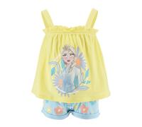 COMPLETO SHORT + CANOTTA FROZEN DISNEY BAMBINO 100% COTONE - EX1074GIALLO