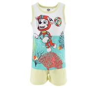 COMPLETO SHORT + CANOTTA PAW PATROL BAMBINO 100% COTONE - EX1072GIALLO