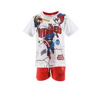 COMPLETO SHORT + T-SHIRT AVENGERS MARVEL BAMBINO SUN CITY 3/8 ANNI - WE1195B