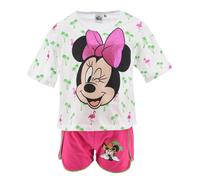 COMPLETO SHORT + T-SHIRT MINNIE DISNEY BAMBINO 100% COTONE - EX1060FUXIA