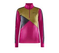 Completo sotto maglia 2/1 zip donna Craft ADV Nordic Wool Rose M