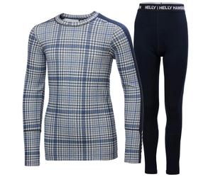 Completo sotto maillot e leggings per bambini Helly Hansen Graphic Lifa Bleu 10 anni